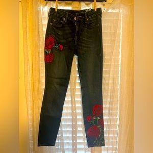 True Religion embroidered jeans -curvy skinny.